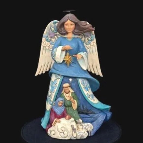 Enesco JIM SHORE Other - ENESCO Jim Shore "Wrapped in Holy Love" Nativity Angel Figurine Hartwood Creek